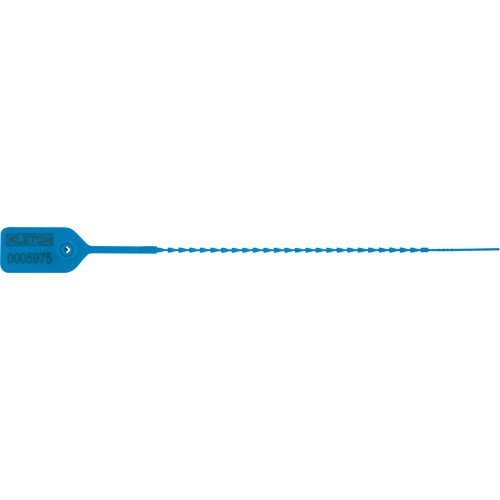 Standard-Duty Security Seal, 9", Plastic, Pull-Through