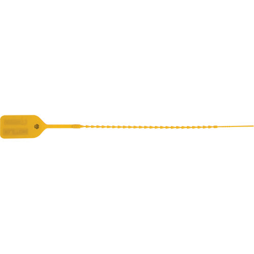 Standard-Duty Security Seal, 9", Plastic, Pull-Through