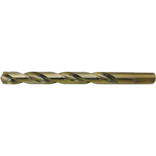 JET-KUT® Gold Drill Bit, Steel, 1/4", 135° Point Angle