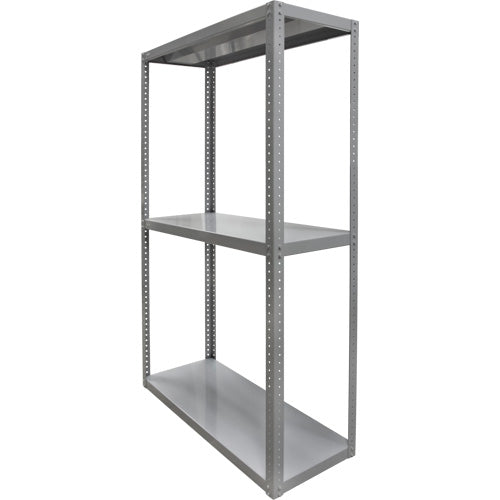 Heavy-Duty Shelving, Steel, Bolted, Starter, 60" W x 72" H x 24" D