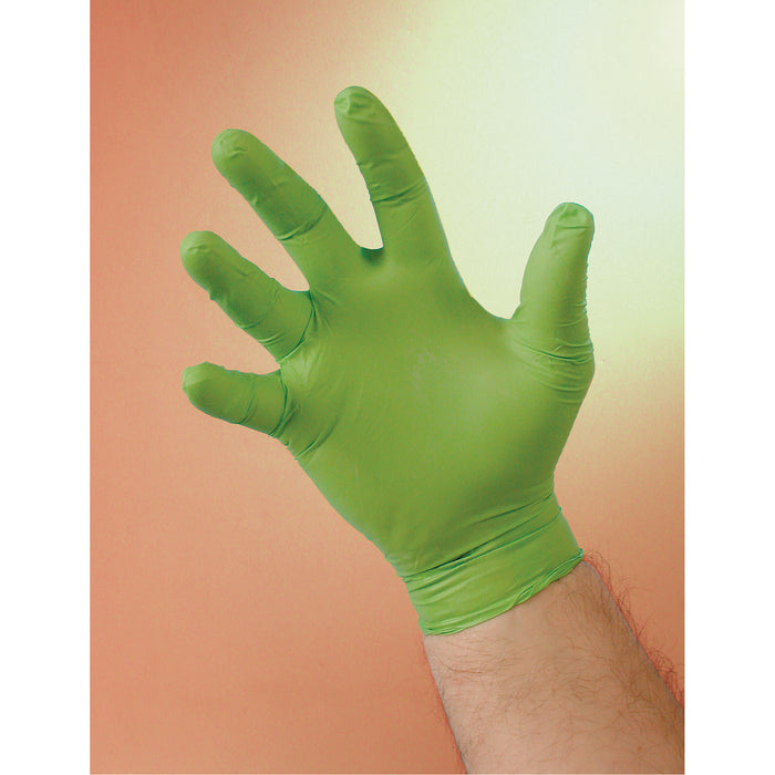 N-Dex® Gloves, X-Large, Nitrile, 4-mil, Powder-Free, Green