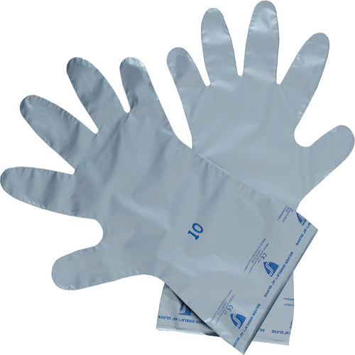North® Silver Shield® 4H Series Gloves, Size Small/7, 14.5" L, EVOH/Polyethylene, 2.7 mil