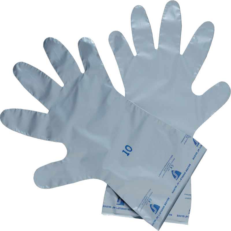 North® Silver Shield® 4H Series Gloves, Size X-Large/10, 16" L, EVOH/Polyethylene, 2.7 mil