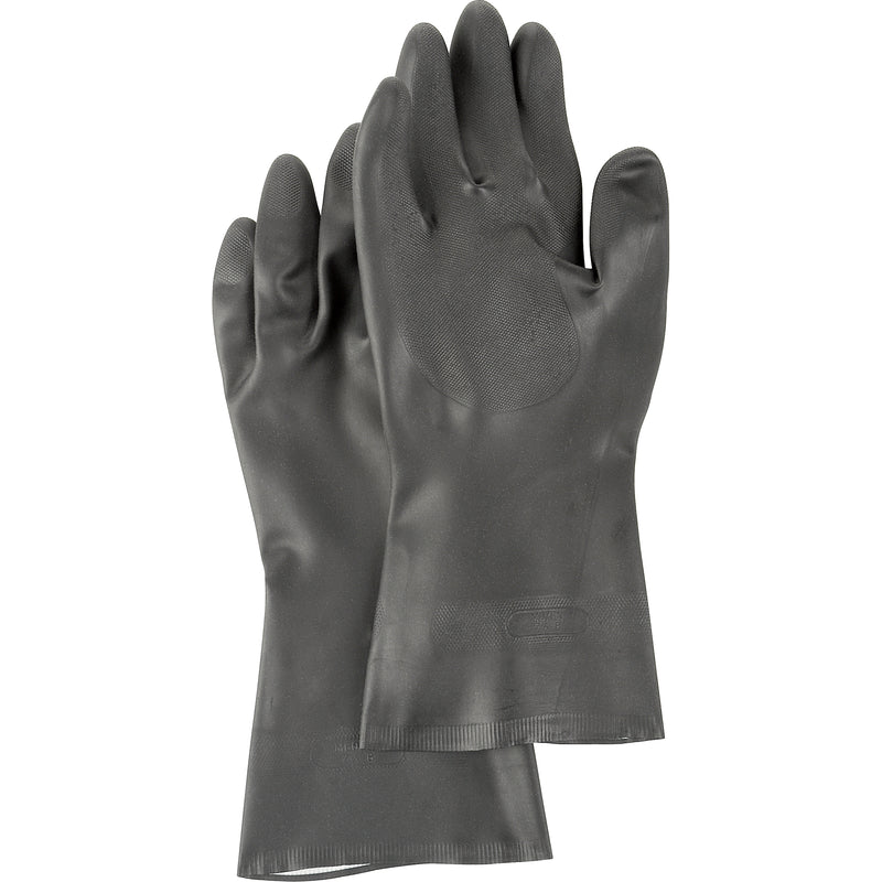 Chloroflex® Gloves, Size Medium/8, 12" L, Neoprene, Flock-Lined Inner Lining, 24-mil