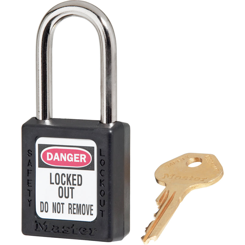 Cadenas Zenex™ série 410 - Lot de trois, cadenas de sécurité, clés identiques, thermoplastique, largeur 1-1/2"