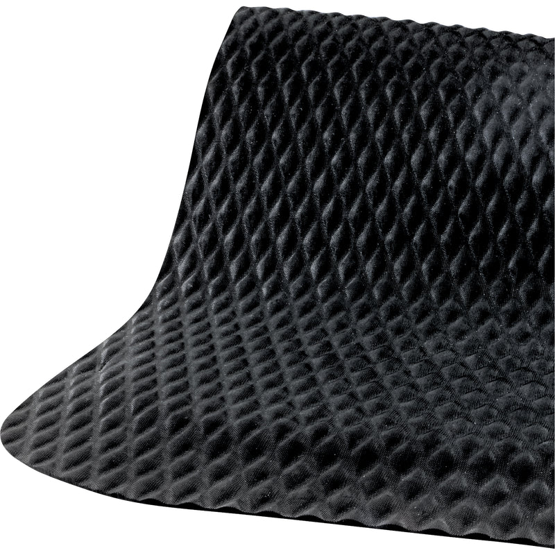Tapis Hog Heaven n° 421, motif losange, 90 cm x 3,60 m x 1,60 cm, noir, nitrile