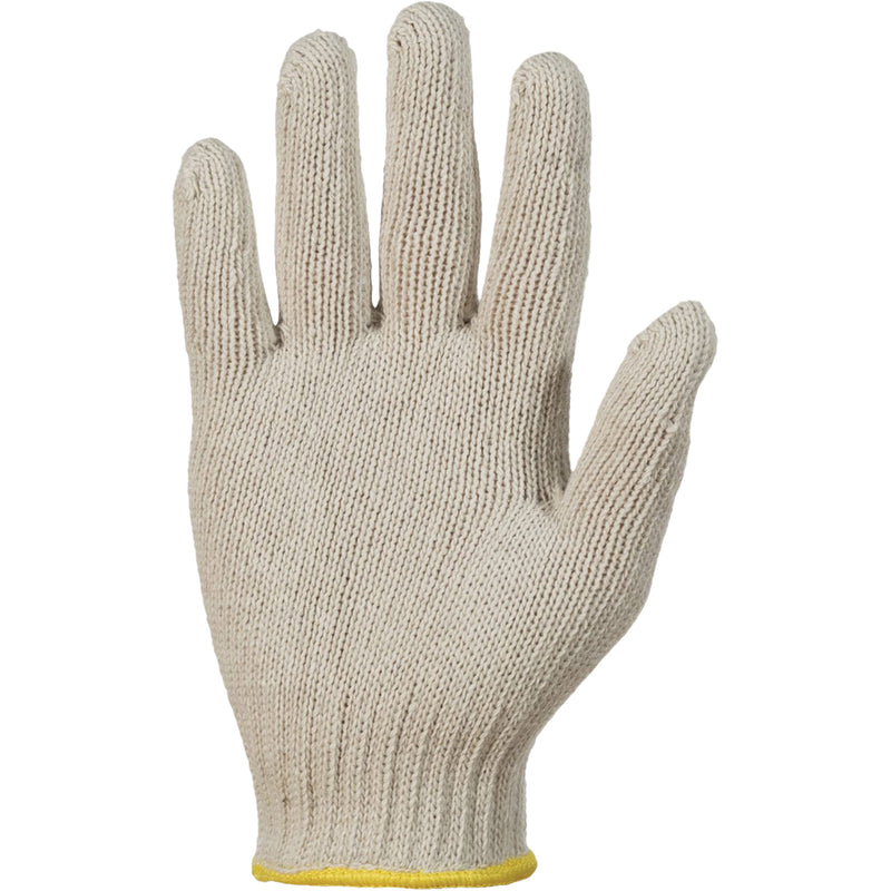Sure Knit™ SQ String Knit Gloves, Poly/Cotton, 7 Gauge, Small