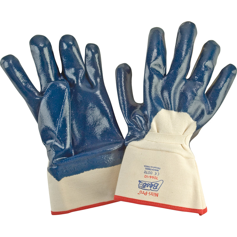 Nitri-Pro® Gloves, 10/X-Large, Nitrile Coating, Jersey/Cotton Shell