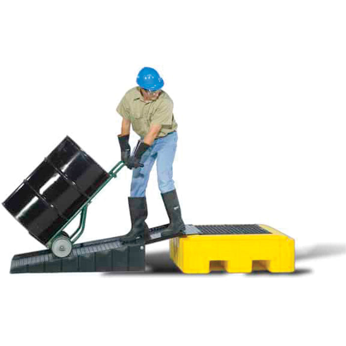 Palette de déversement Plus avec drain, capacité de déversement de 62 gal US, 40" x 40" x 12"