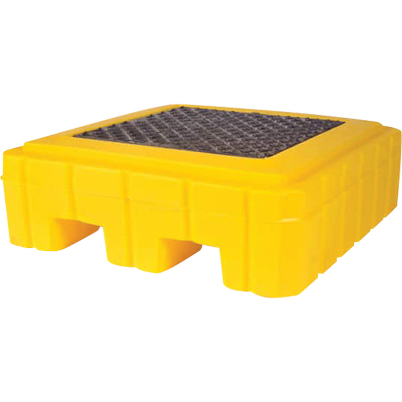 Palette de déversement Plus avec drain, capacité de déversement de 62 gal US, 40" x 40" x 12"