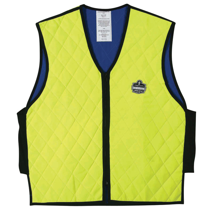 Gilets rafraîchissants par évaporation humide Chill-Its® 6665, taille M, haute visibilité, jaune citron