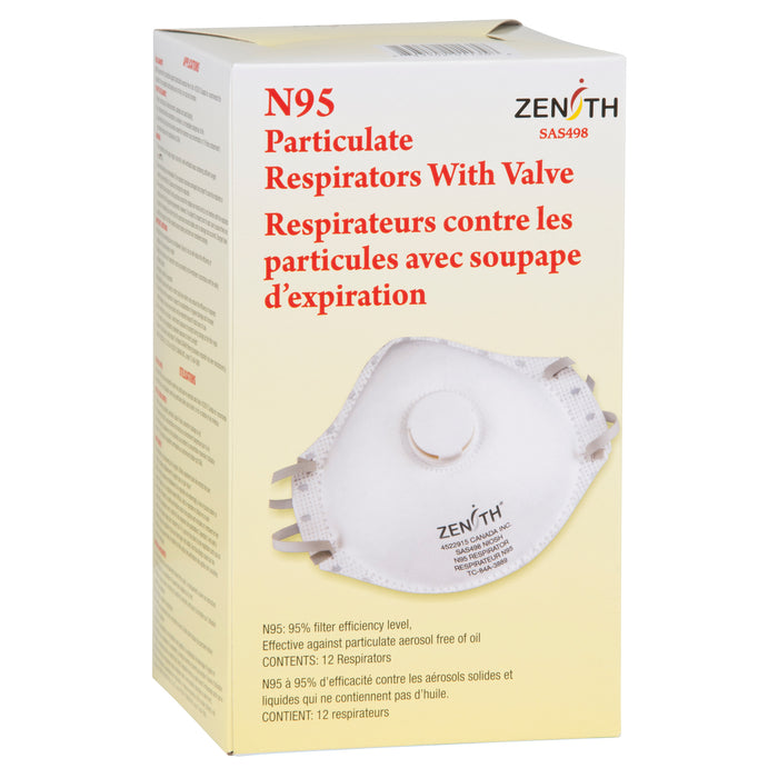 Particulate Respirators, N95, NIOSH Certified, Medium/Large