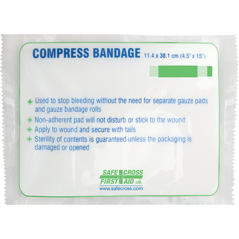Large Compress Bandage, 15" L x 4-1/2" W