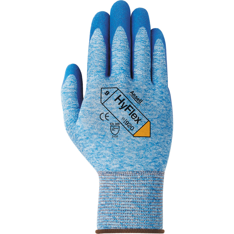 Hyflex® 11-920 Gloves, 10/X-Large, Nitrile Coating, 15 Gauge, Nylon Shell