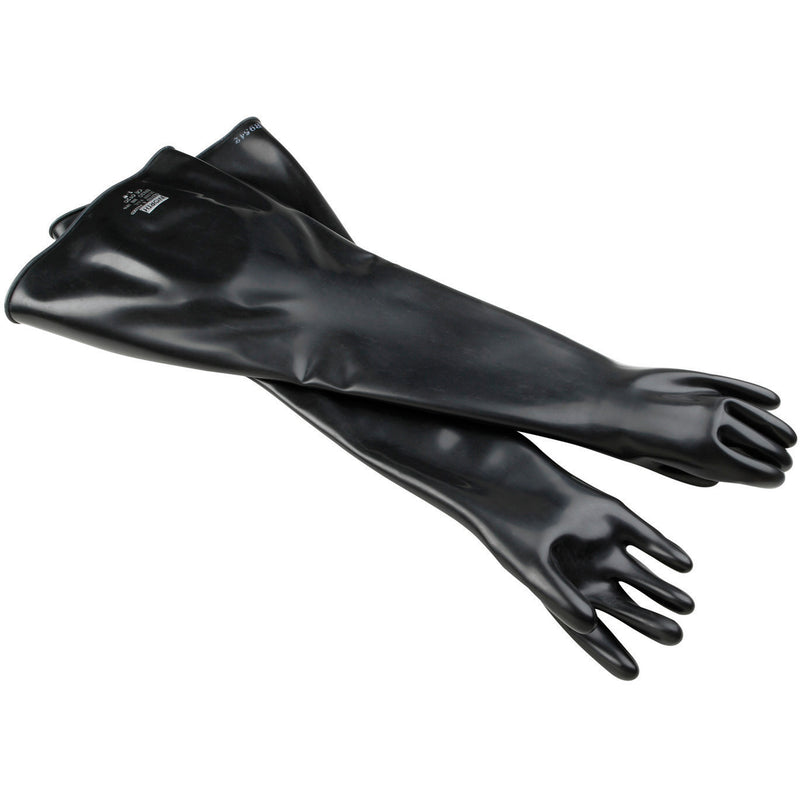 Ambidextrous Glove, Size X-Large/10, 32" L, Butyl Rubber, 30-mil