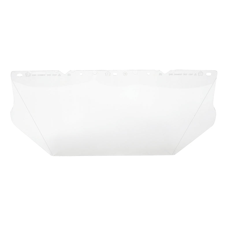 Visières V-Gard® à usage général, en polycarbonate, teinte transparente