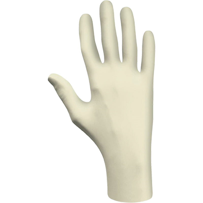 Disposable Gloves, Large, Latex, 3-mil, Powder-Free, Natural, Class 2