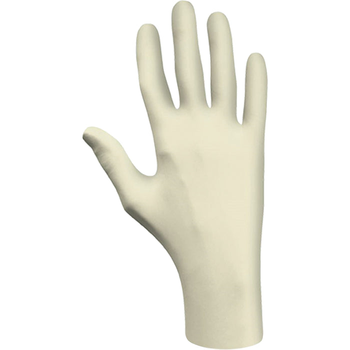 Disposable Gloves, Large, Latex, 3-mil, Powder-Free, Natural, Class 2