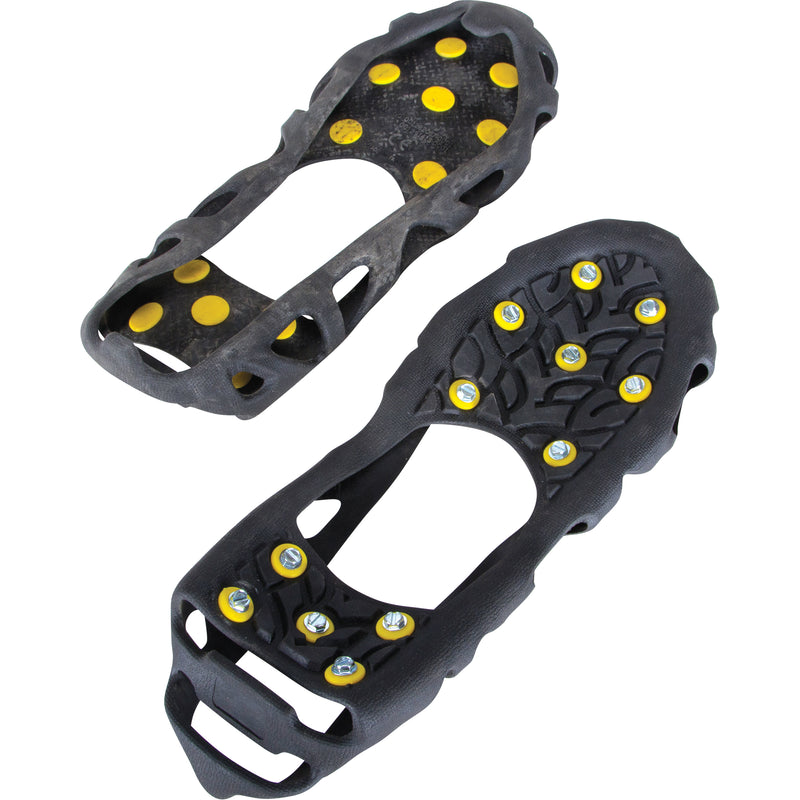 Crampons antidérapants robustes pour la glace, en acier, traction par crampons, taille XL