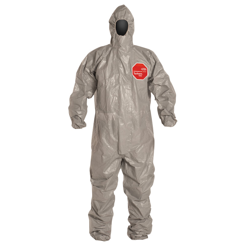 Tychem® 6000 Coveralls, Medium, Grey