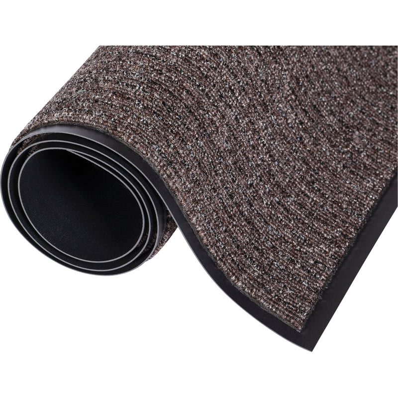 Tapis Three-N-One™, essuie-glace/grattoir, 4 pi x 6 pi x 5/16 po, brun galet