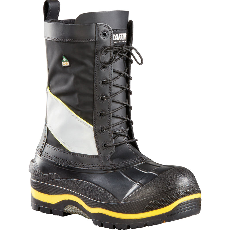 Bottes de sécurité de constructeur, cuir, embout acier, pointure 40