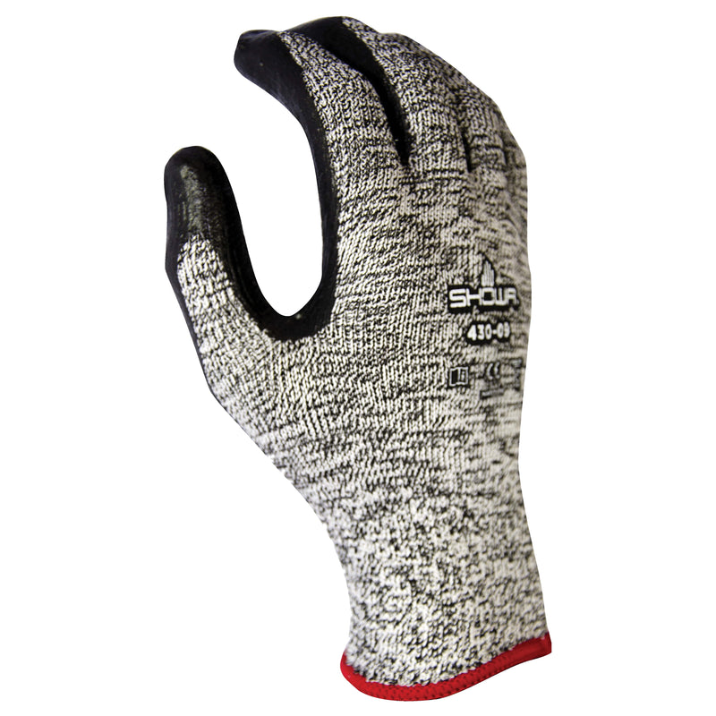 430 Gloves, Size Large/9, 10 Gauge, Nitrile/Polyurethane Coated, HPPE Shell, ANSI/ISEA 105 Level 4