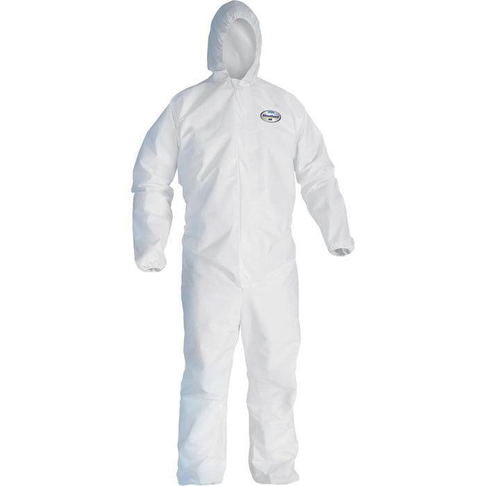 Kleenguard™ A45 Liquid/Particle Surface Prep & Paint Coveralls, Large, White, Microporous