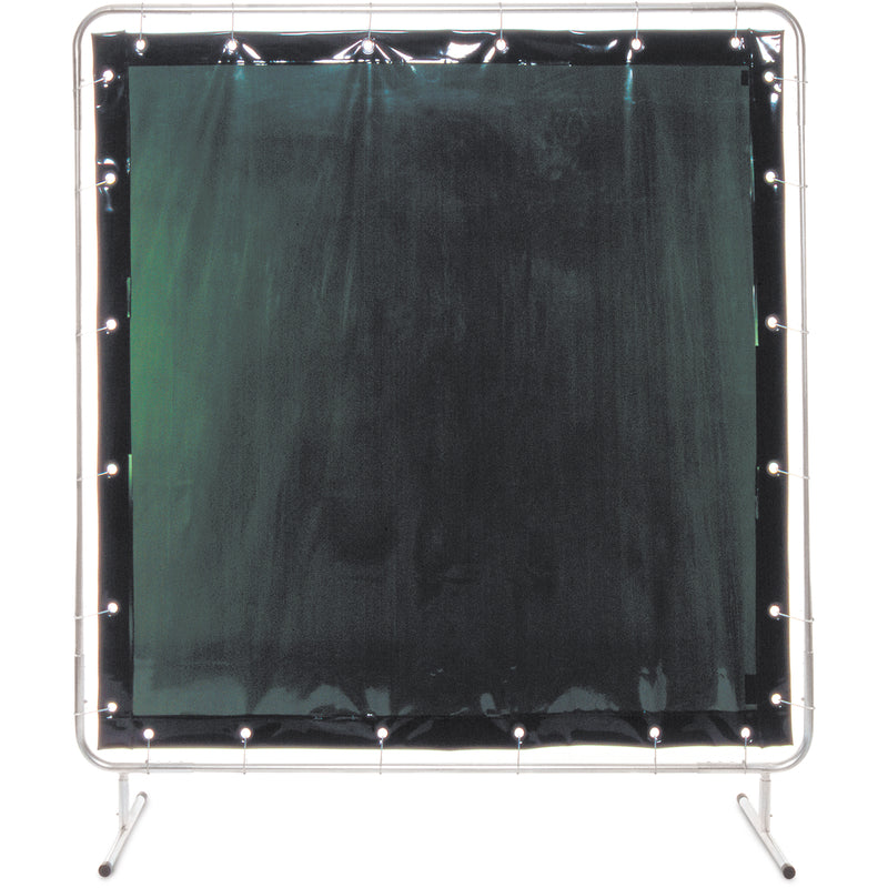 Welding Screen and Frame, Green, 6' x 10'