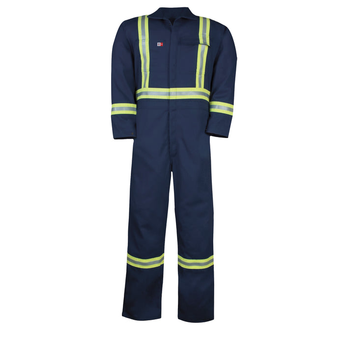 Westex™ UltraSoft® Unlined Coveralls, Size 50/52, Navy Blue, 12.4 cal/cm2