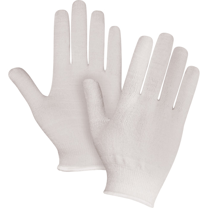 Premium String Knit Gloves, Cotton/Nylon, Large
