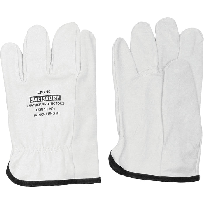 Leather Protector Gloves, Size 9, 10" L