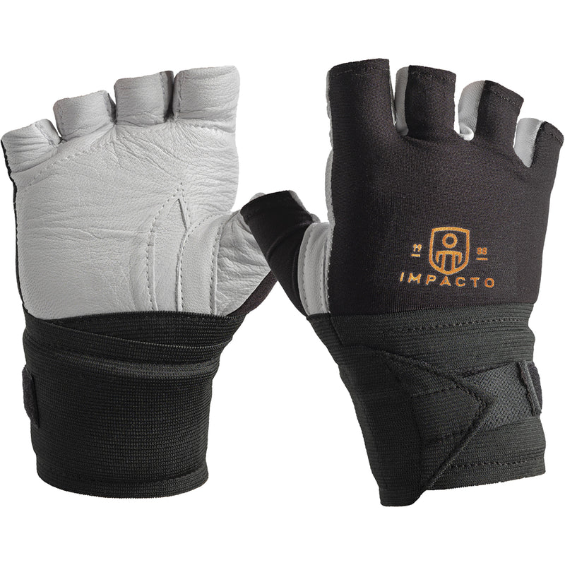 Anti-Vibration Gloves- Right, Size Medium, Grain Leather Palm