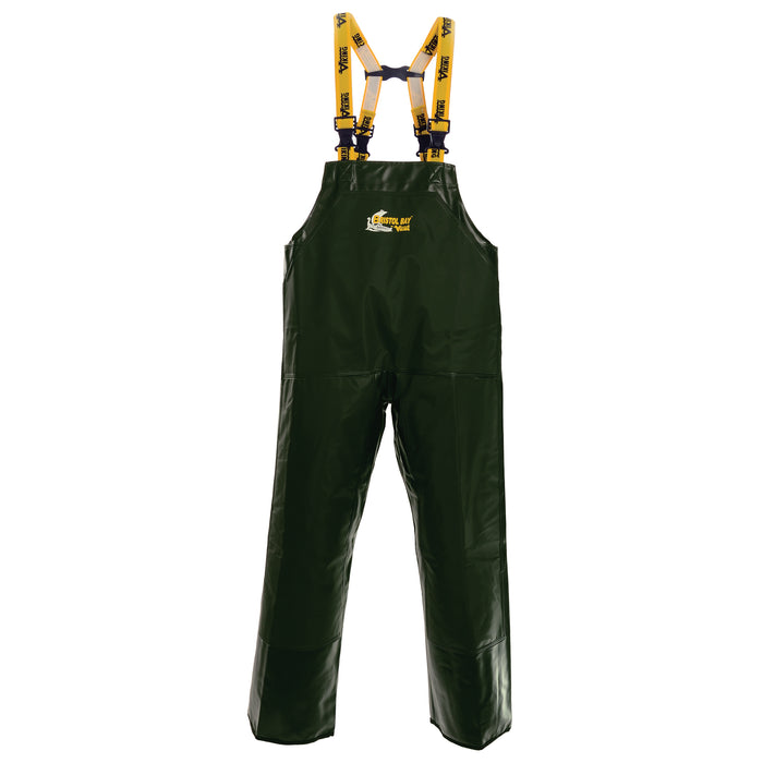 Bristol Bay Bib Pants, Medium, Polyester/PVC, Grey