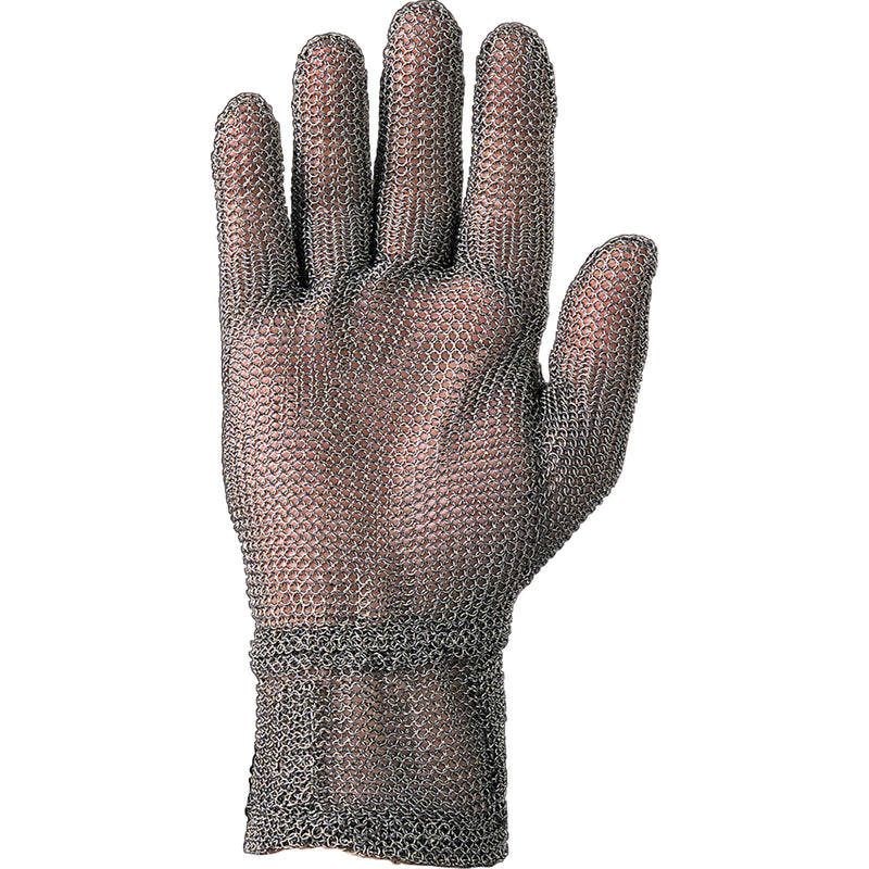 2" Cuff Mesh Glove, Size Large/9, Stainless Steel Shell, ANSI/ISEA 105 Level 5
