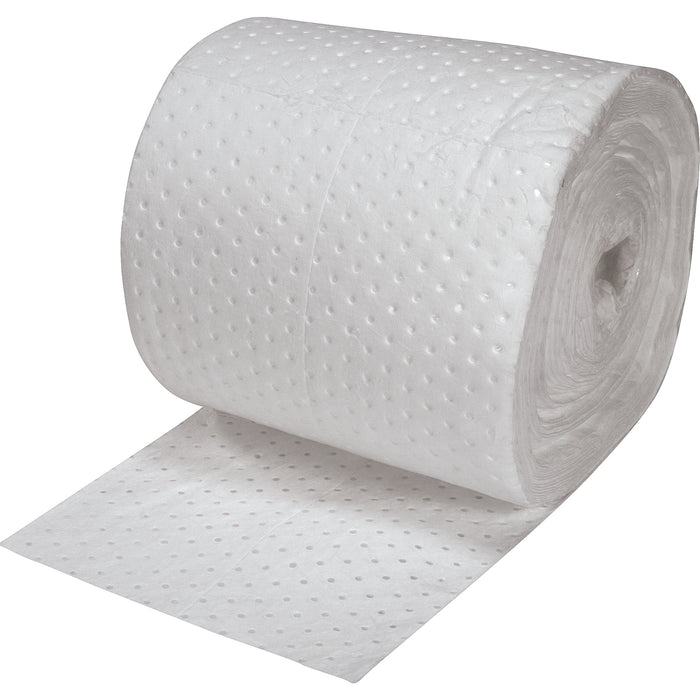 Tampons absorbants en fibres fines, poids lourd, 45,7 m (L) x 38,1 cm (l), capacité d'absorption de 100 litres (25 gal).