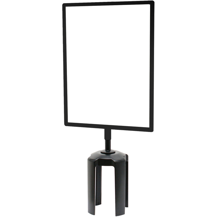 Tensabarrier® Sign Frame with Adapter, Black