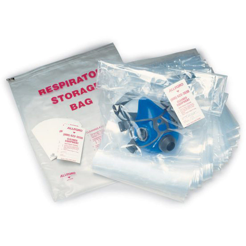 ALLEGRO INDUSTRIES Disposable Storage Bags for 4002 Respirator Cleaning Kit