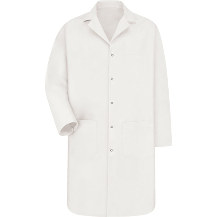 Lab Coat, Poly-Cotton, X-Large, White