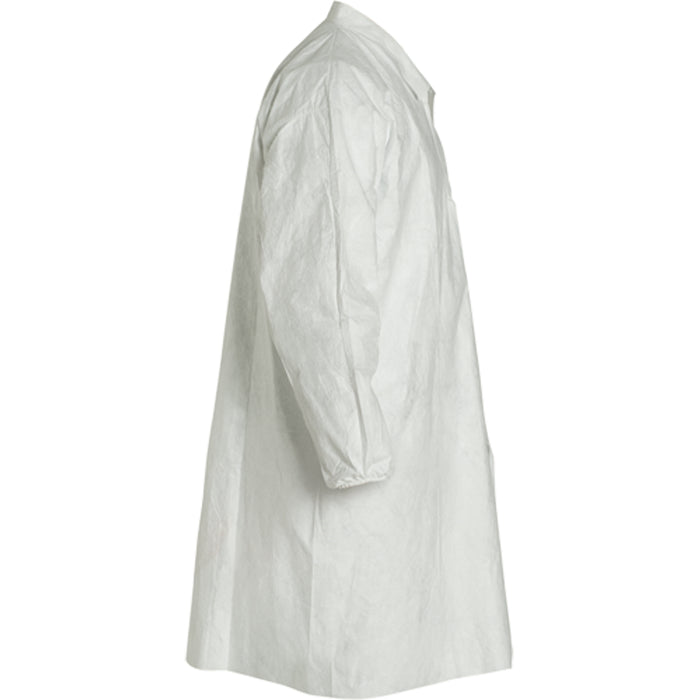 Lab Coat, Tyvek® 400, White, Medium