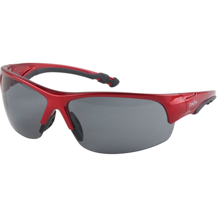 Z1900 Series Safety Glasses, Grey/Smoke Lens, Anti-Scratch, Meets/Exceeds CSA Z94.3