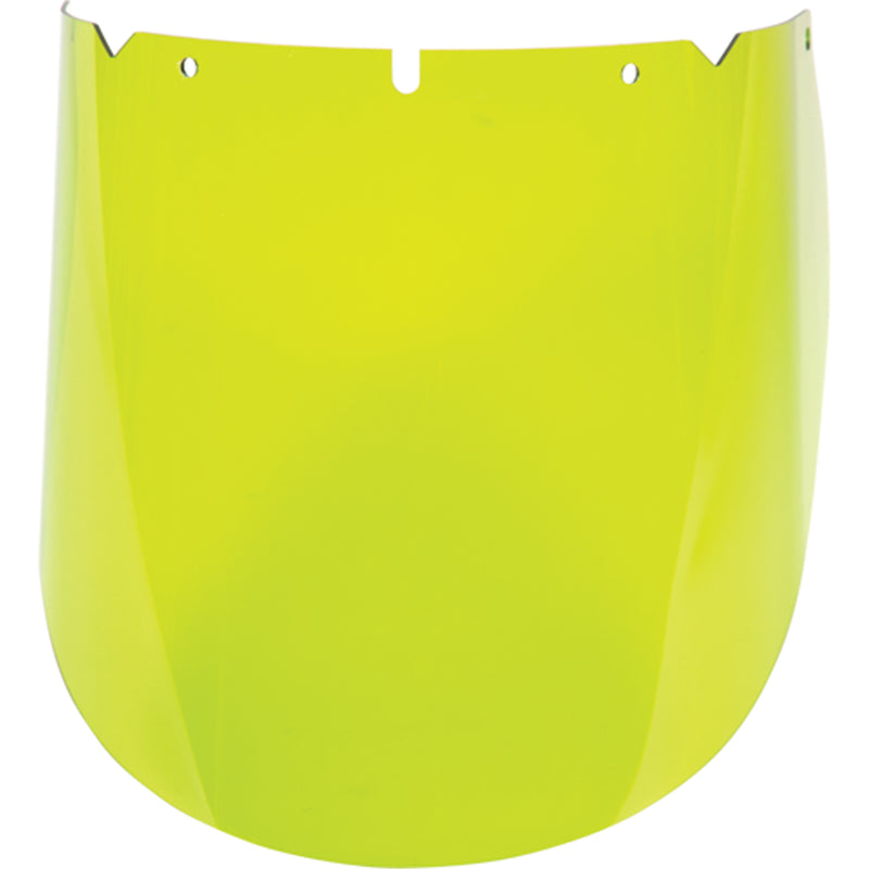 Visière V-Gard® pour application en cas d'arc électrique, polycarbonate, teinte verte