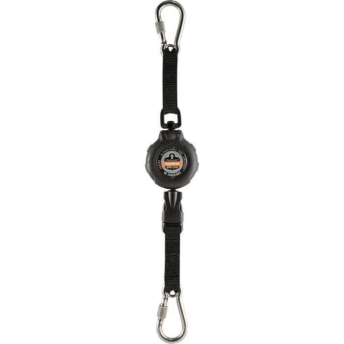 Squids® 3000 Tool Lanyard, Retractable, Dual Carabiner