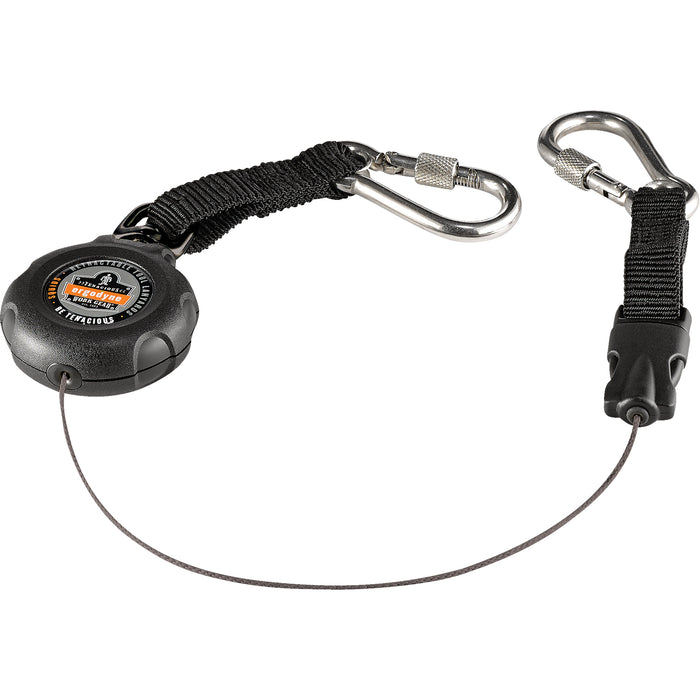 Squids® 3000 Tool Lanyard, Retractable, Dual Carabiner