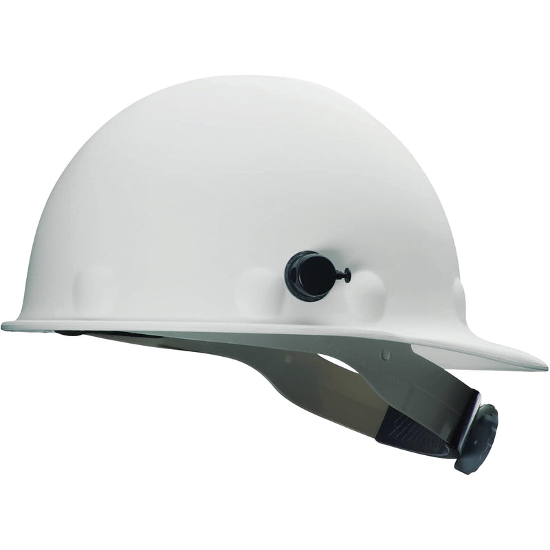 Capuchon de protection Fibre-Metal® Roughneck P2A, suspension à cliquet, blanc