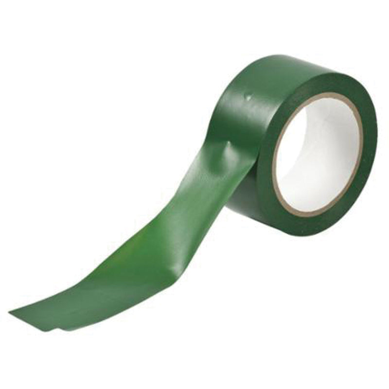 Floor Marking Tape, 2" x 108', Vinyl, Green