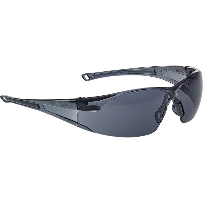 Rush Safety Glasses, Smoke/Grey/Smoke Lens, Anti-Fog/Anti-Scratch, Meets/Exceeds CSA Z94.3