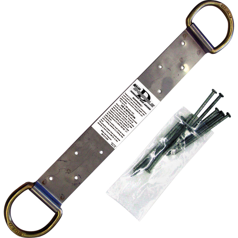 Miller® Double Roof Anchor, D-Ring, Permanent Use
