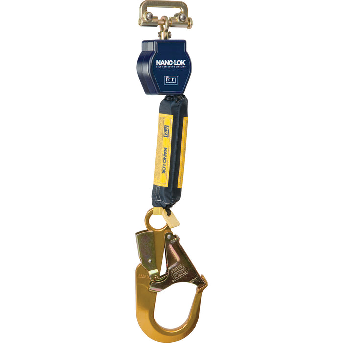 Nano-Lok™ Self-Retracting Lifeline, 6', Web, Swivel