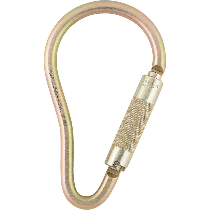 Dynamic™ Alloy Steel Auto-twist Lock Carabiner, Temporary Use